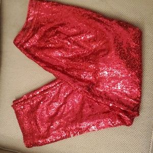 Double Crazy Sequin Pants